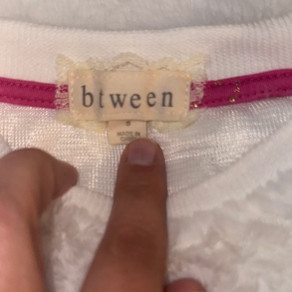 btween 5 White and Pink Kids Matching Set - Picture 2 of 5